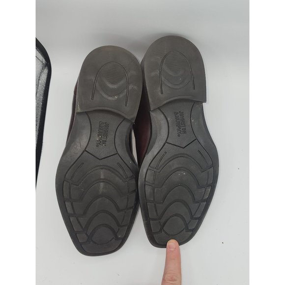 Johnston and Murphy Square Toe Pull-On Dress Shoe Loafer Men's size 8 - Picture 5 of 5